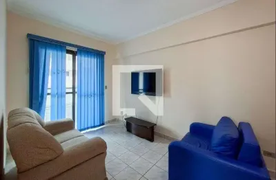 Apartamento para aluguel - guilhermina, 2 quartos,  70 m² - praia grande