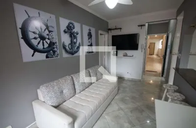 Apartamento para aluguel - aviação, 2 quartos,  52 m² - praia grande