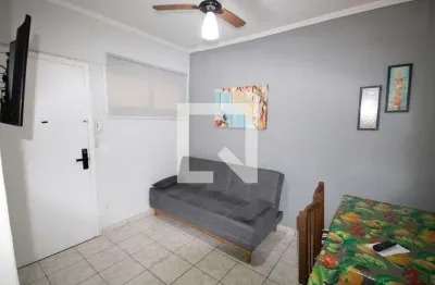 Apartamento para aluguel - canto do forte, 1 quarto,  32 m² - praia grande