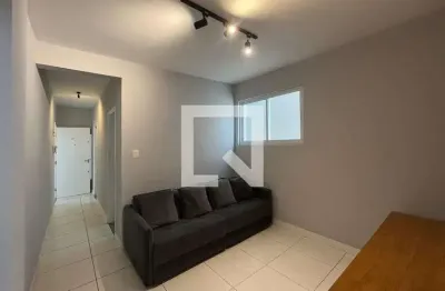 Apartamento para aluguel - gonzaga , 1 quarto,  55 m² - santos