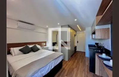 Kitnet / stúdio para alugar na rua cacilda becker, brooklin, são paulo por r$ 2.600