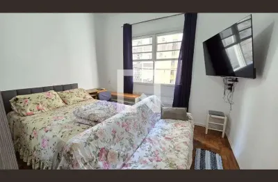 Apartamento para aluguel - boqueirão, 1 quarto,  50 m² - santos