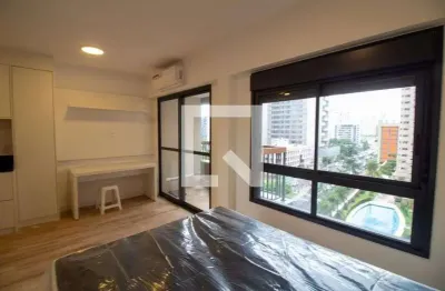 Kitnet / stúdio para aluguel - brooklin, 1 quarto,  28 m² - são paulo