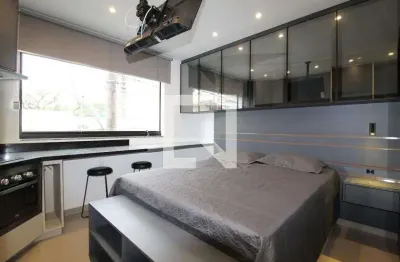 Kitnet / stúdio para aluguel - moema, 1 quarto,  24 m² - são paulo