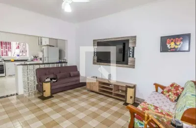Casa para aluguel - vila caiçara, 2 quartos,  150 m² - praia grande