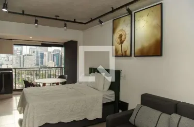 Kitnet / stúdio para aluguel - brooklin, 1 quarto,  33 m² - são paulo