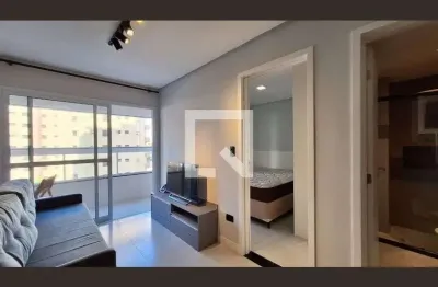 Apartamento para aluguel - vila caiçara, 1 quarto,  40 m² - praia grande