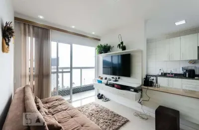 Apartamento para aluguel - ponta da praia, 1 quarto,  44 m² - santos