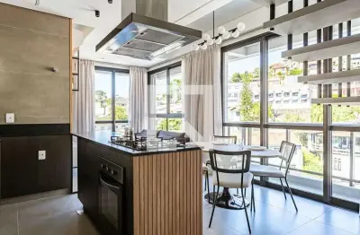 Apartamento para aluguel - centro, 1 quarto,  74 m² - florianópolis