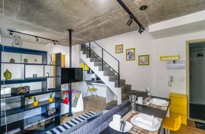 Kitnet / stúdio para aluguel - santo amaro , 1 quarto,  58 m² - são paulo