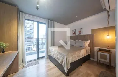 Kitnet / stúdio para aluguel - brooklin, 1 quarto,  24 m² - são paulo