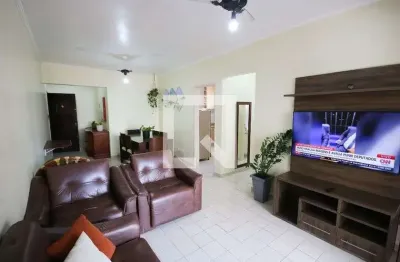 Apartamento para aluguel - vila assunção, 1 quarto,  62 m² - praia grande