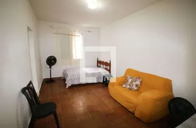 Kitnet / stúdio para aluguel - guilhermina, 1 quarto,  45 m² - praia grande