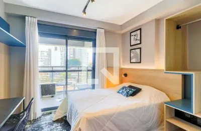 Kitnet / stúdio para aluguel - chácara santo antonio, 1 quarto,  26 m² - são paulo