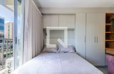 Kitnet / stúdio para aluguel - brooklin, 1 quarto,  24 m² - são paulo