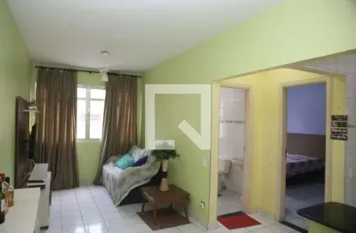 Apartamento para aluguel - guilhermina, 1 quarto,  44 m² - praia grande