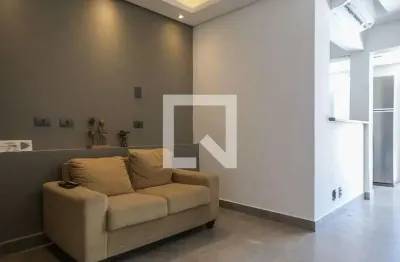 Apartamento para aluguel - ponta da praia, 1 quarto,  78 m² - santos