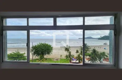 Kitnet / stúdio para aluguel - josé menino, 1 quarto,  36 m² - santos