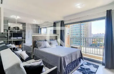 Kitnet / stúdio para aluguel - brooklin, 1 quarto,  30 m² - são paulo