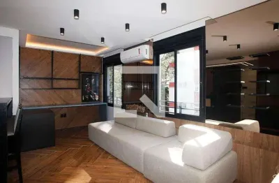 Kitnet / stúdio para aluguel - auxiliadora, 1 quarto,  43 m² - porto alegre