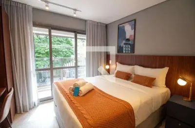 Kitnet / stúdio para aluguel - brooklin, 1 quarto,  24 m² - são paulo