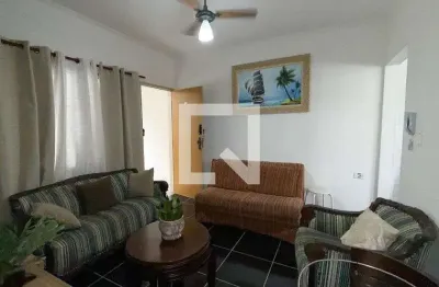 Apartamento para aluguel - guilhermina, 1 quarto,  59 m² - praia grande