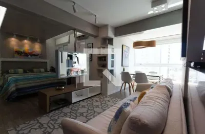 Kitnet / stúdio para aluguel - setor marista, 1 quarto,  45 m² - goiânia