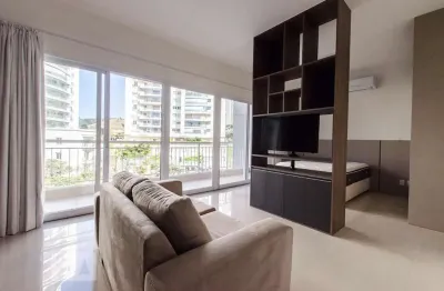 Kitnet / stúdio para aluguel - alphaville, 1 quarto,  51 m² - santana de parnaíba