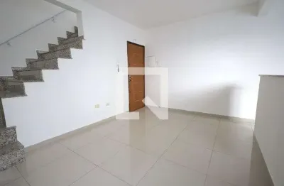 Cobertura para aluguel - vila américa, 2 quartos,  124 m² - santo andré