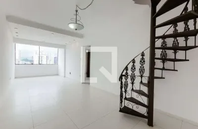 Cobertura para aluguel - ponta da praia, 3 quartos,  200 m² - santos