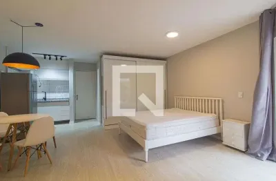 Kitnet / stúdio para aluguel - centro cívico , 1 quarto,  32 m² - curitiba