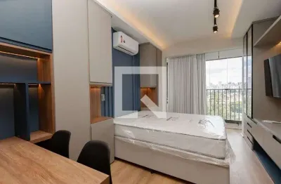 Kitnet / stúdio para aluguel - brooklin, 1 quarto,  22 m² - são paulo