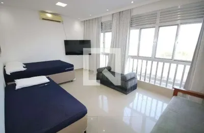 Apartamento para aluguel - canto do forte, 1 quarto,  46 m² - praia grande