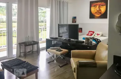 Kitnet / stúdio para aluguel - alphaville, 1 quarto,  50 m² - santana de parnaíba