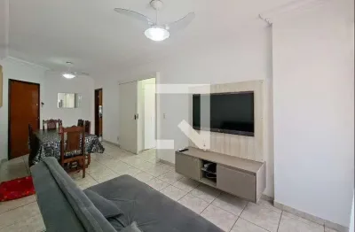 Apartamento para aluguel - canto do forte, 1 quarto,  64 m² - praia grande