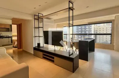 Apartamento para aluguel - ponta da praia, 2 quartos,  70 m² - santos