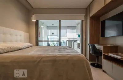 Kitnet / stúdio para aluguel - brooklin, 1 quarto,  29 m² - são paulo