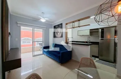 Apartamento para aluguel - aviação, 1 quarto,  60 m² - praia grande