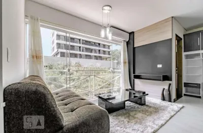 Kitnet / stúdio para aluguel - mossunguê , 1 quarto,  35 m² - curitiba