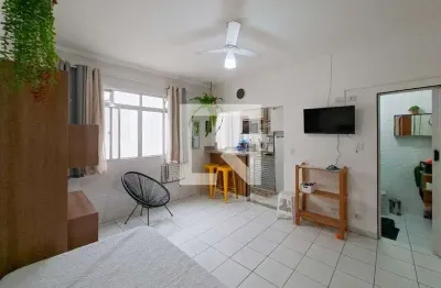 Kitnet / stúdio para alugar na avenida presidente castelo branco, boqueirão, praia grande por r$ 1.830