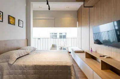 Kitnet / stúdio para aluguel - higienópolis, 1 quarto,  27 m² - são paulo