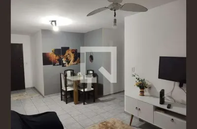 Apartamento para aluguel - cidade ocian, 1 quarto,  58 m² - praia grande