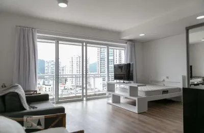 Kitnet / stúdio para aluguel - gonzaga , 1 quarto,  58 m² - santos