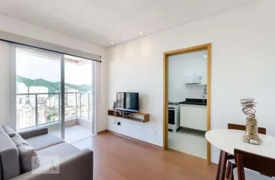 Apartamento para aluguel - campo grande, 1 quarto,  47 m² - santos