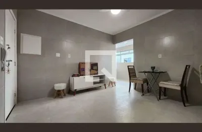 Kitnet / stúdio para aluguel - campo grande, 1 quarto,  35 m² - santos