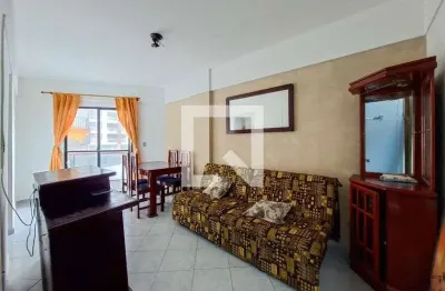 Apartamento para aluguel - cidade ocian, 1 quarto,  45 m² - praia grande