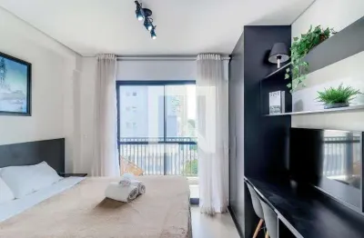 Kitnet / stúdio para aluguel - brooklin, 1 quarto,  22 m² - são paulo