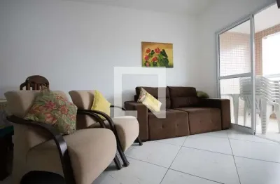 Apartamento para aluguel - cidade ocian, 1 quarto,  57 m² - praia grande