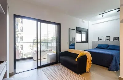 Kitnet / stúdio para aluguel - pinheiros, 1 quarto,  40 m² - são paulo