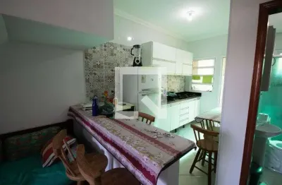 Casa / sobrado em condomínio para aluguel - cidade da criança, 2 quartos,  43 m² - praia grande